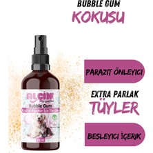 Alçin Kedi ve Köpek Parfümü Parazit Karşıtı Içerikli Bubble Gum Kokulu 100 ml Cam Şişe