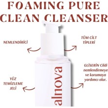 Alnova Gliserin İçeren Köpük Yüz Temizleyici - Foaming Pureclean Cleanser