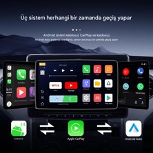 Akıllı Video Oynatma Kutusu Android 14.0 Kablosuz Carplay & Android Auto Youtube Netflix Ai Box Google Playstore