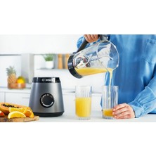 Bosch MMB6172S Serie 4, Blender, VitaPower, 1200 W, Metalik inoks gümüş