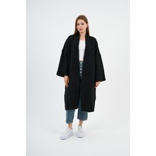 Kadın Oversize Uzun Triko Hırka (A91828-S)