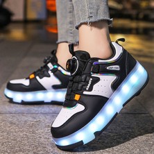 iFareem Kızlar Için LED Işıklı Paten Ayakkabıları Trend Açık Hava Spor Ayakkabıları (Yurt Dışından)