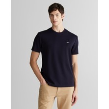 Gant Erkek Lacivert T-Shirt 2324367T.433