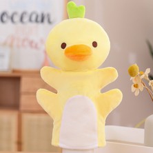 Luxixi 25CM Hayvan Karınlı El Kukla Parmak Muppet Anaokulu Öykü Anaokulu Hikayesi El Kontrollü Eldiven Peluş Oyuncak (Yurt Dışından)