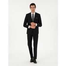 Cacharel Erkek Siyah Slim Fit Takım Elbise 50299348-VR046