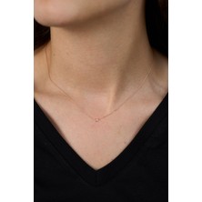 Elika Silver Kadın 925 Ayar Gümüş Minimal Yıldız Kolye