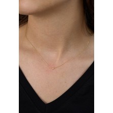 Elika Silver Kadın 925 Ayar Gümüş Minimal Yıldız Kolye