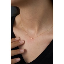 Elika Silver Kadın 925 Ayar Gümüş Minimal Yıldız Kolye