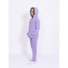 Şardonlu Kalın Üçiplik Unisex Çocuk Eşofman Takımı