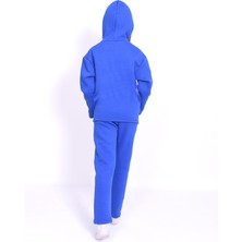 Şardonlu Kalın Üçiplik Unisex Çocuk Eşofman Takımı
