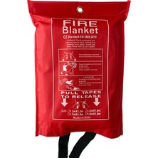 Cam Elyafı Fiberglass Yangın Battaniyesi Fire Blanket Cepli Model