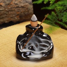Bangguo Shop C B Tarzı Mini Ters Akışlı Şelale Lotus Ayar Esans Difüzör Seramik Tütsü Tutucu Ev Hava Temizleyici Için Tütsü Standı (Yurt Dışından)