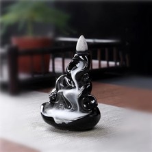 Bangguo Shop C B Tarzı Mini Ters Akışlı Şelale Lotus Ayar Esans Difüzör Seramik Tütsü Tutucu Ev Hava Temizleyici Için Tütsü Standı (Yurt Dışından)
