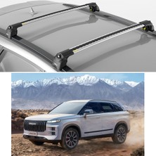 Turtle Air-2 Full Kit 2024-2025-2026 Jaecoo 7 SUV Tavan Ara Atkı Seti Gri Cross Bar