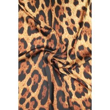 Sardo Kumaş Şifon Saten Hayvan Desenli Dijital Baskılı Kumaş / En 1,50  cm