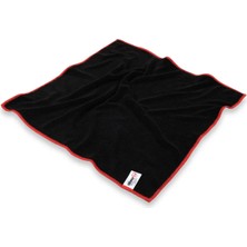 Kapamarka Kırmızı Overloklu 40X40 Cm Mikrofiber Bez -STK1442