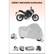 Honda Cb 125 R Için Kilit Uyumlu Motosiklet Branda, Güvenli, Su Geçirmez Dayanıklı Kumaş