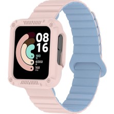 MobaxAksesuar Xiaomi Redmi Mi Watch Lite 1 Kordon Double Color Magnetic Strap 105-BH52
