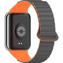 Mobaxaksesuar Xiaomi Mi Band 8 Pro / 9 Pro Kordon Double Color Magnetic Strap 105-BH52