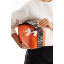 Elizan Kolonlu At Detaylı Spor Turuncu (Orange) Kadın Çantası