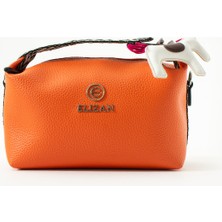 Elizan Kolonlu At Detaylı Spor Turuncu (Orange) Kadın Çantası