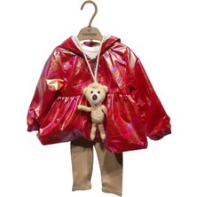 Belirtilmemiş RAINCOAT AYICIK AKSESUARLI KIZ TAKIM