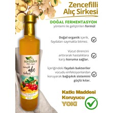 Zencefilli Alıç Sirkesi 500 ml 2'li Paket - Organik Doğal Fermente