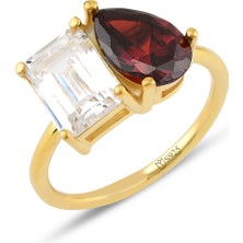 Karosh Garnet Zirconia Taşlı Harmonic Fusion Yüzük