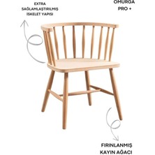Gazzini Furniture Omurga Pro Ham Ahşap Sandalye