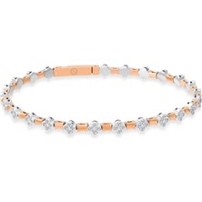 Safir Kuyumculuk Anka 1,01ct Pırlantalı Yonca Bileklik