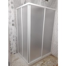 Nokta Duşakabin Teknesiz Plastik Mika Camlı Duşakabin ND405