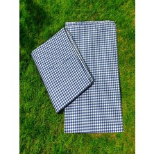 2'li %100 Pamuk Piti Kare Sofra Bezi, Çok Amaçlı Masa Örtüsü, Piknik Örtüsü (170 x 170CM) 2 Adet