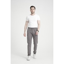 Lastikli Bağcıklı Fermuarlıpamuk Erkek Pantolon