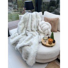 Peluş Örtü Kaymaz Koltuk Örtüsü Tibet Koltuk Örtüsü 200 x 75