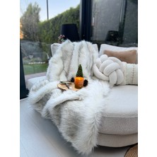 Peluş Örtü Kaymaz Koltuk Örtüsü Tibet Koltuk Örtüsü 200 x 75