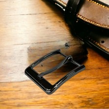 SRTfootcare Kemer Tokası 3,5 cm Nikel Renk 1 Adet (Leathercraft, Deri Hobi)