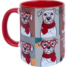 Dearenscom Romantik Köpekler Tasarım Baskı Kupa