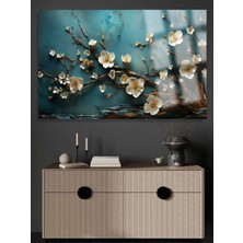 Taulart Ultra Yüksek Çözünürlüklü Cam Harika Çiçek Tablosu Kırılmaz Cam Tablo Ev, Salon,