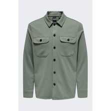 Only & Sons Onsnewkodyl Overshırt Sweat Noos Erkek Gri Uk Gömlek - 22021279