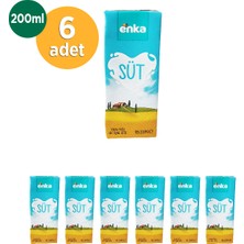 Enka Süt Enka Gurme Uht Süt Yarım Yağlı 6lı - 200 ml