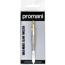 Promani PR-918  Yarı Altın Nikel Düz Uçlu Cımbız