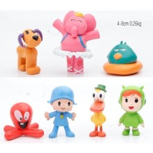 Luxixi 7 Adet Pocoyo Zinkia Oyuncak Figür Seti - Çok Renkli (Yurt Dışından)