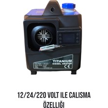 Titanium Çanta Tipi Webasto Dizel Isıtıcı Taşınabilir 12/24/220 Volt