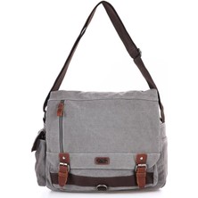 Ççs London 31466 Omuz Askılı Evrak Çantası Grey