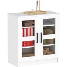 Dekorex DSD104-C-BEYAZ 2 Cam Kapaklı Dosya Dolabı