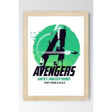 Avengers Çerçeveli Tablo - Yenilmezler Marvel Poster Tablo