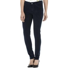 Lee Cooper Jamy Yüksek Bel Dar Kesim Çok Dar Paça Petrol Kadın Pantolon