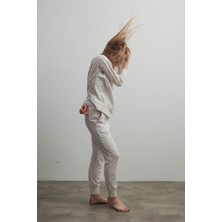 Kadın Pamuklu Cepli Uzun Pijama Altı