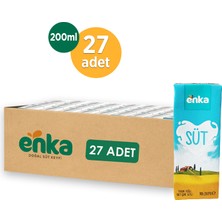 Enka Süt Gurme Yarım Yağlı Uht Süt 27 x 200 ml