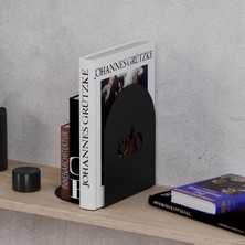 Dekoratif Tasarım Metal Kitap Tutucu